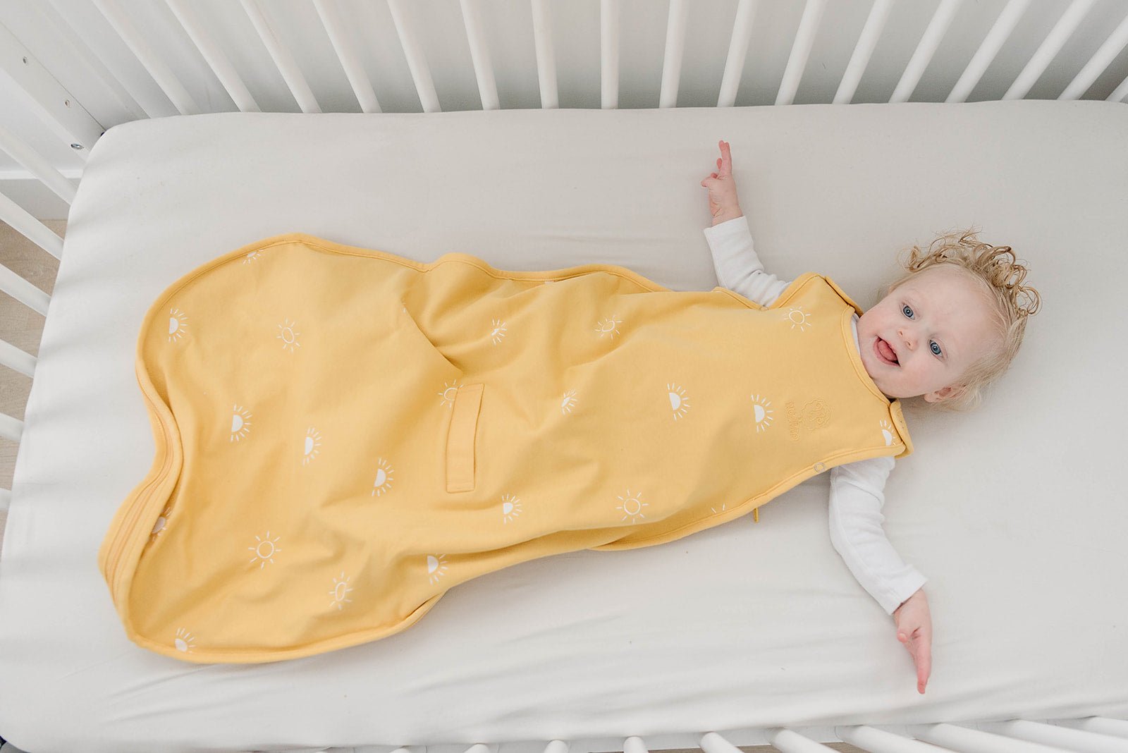 Baby in a Mid-Weight Sleeping Sack