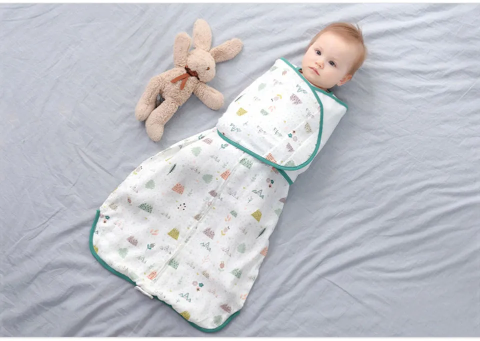 Baby in a Versatile Sleeping Sack