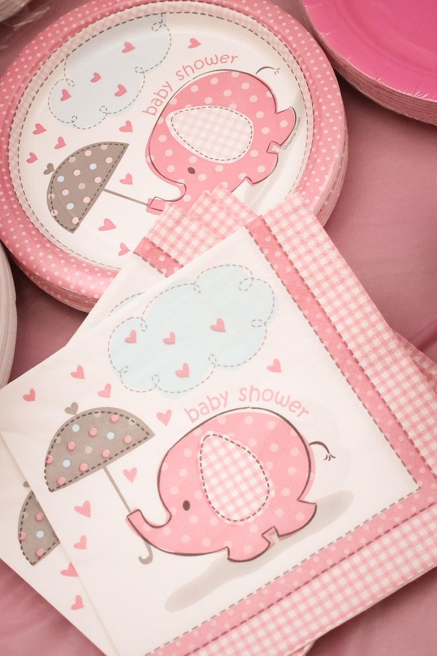 baby shower, girl, pink, decorative, baby shower, baby shower, baby shower, baby shower, baby shower